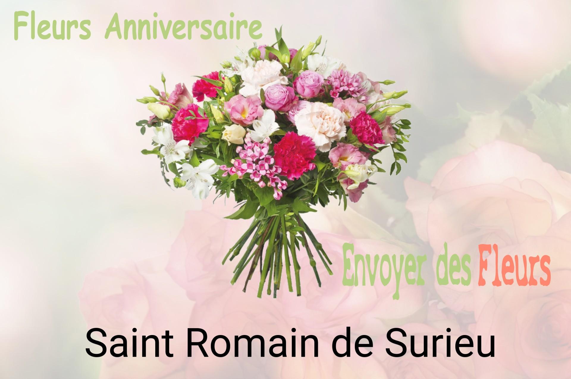 Bouquet de fleurs d’anniversaire livré à Saint-Romain-de-Surieu