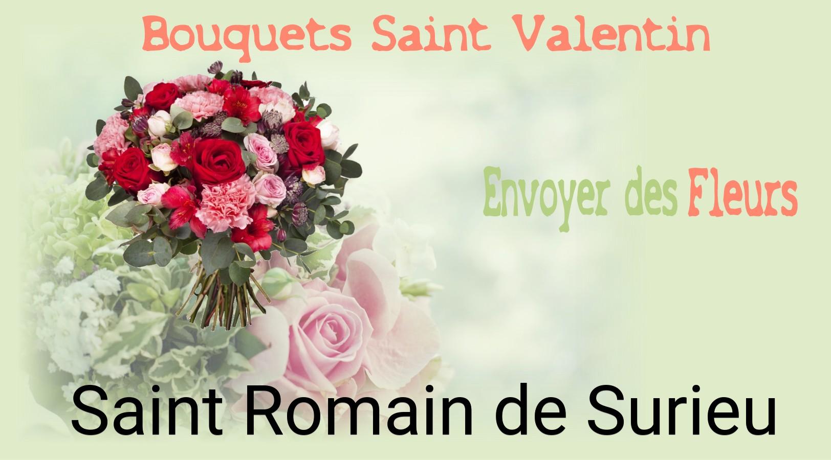 Roses de Saint-Valentin livrées à Saint-Romain-de-Surieu